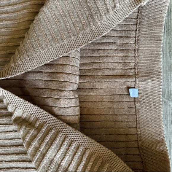 Nude Ribbed Co Ord Set - Picture 3 of 5